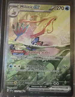 2024 Pokemon TCG Milotic EX 237/191 Surging Sparks Special Illustration Rare - Image 1