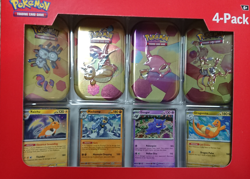 1 box Scarlet & Violet 151 Mini Tins 4 Pack SAMS CLUB SEALED Pokemon TCG - Image 1