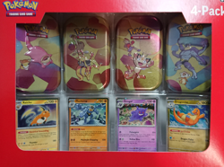Scarlet & Violet 151 Mini Tins 4 Pack SAMS CLUB SEALED Pokemon TCG 1 box - Image 1