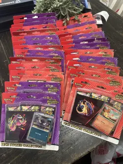 Set Of 27 X POKEMON ASCENDED HEROES Tech Sticker Collection BRAND NEW/SEALED! - Image 1
