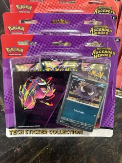 Set Of 27 X POKEMON ASCENDED HEROES Tech Sticker Collection BRAND NEW/SEALED! - Image 2
