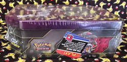 Pokemon TCG: Mewtwo & Mew GX Tag Team Power Partnership Tin Factory Sealed - Image 3