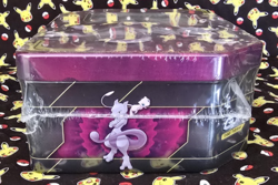 Pokemon TCG: Mewtwo & Mew GX Tag Team Power Partnership Tin Factory Sealed - Image 5