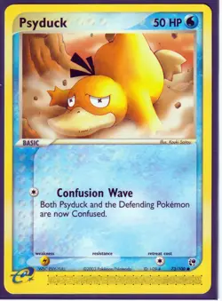VINTAGE 2003 POKEMON PSYDUCK 73/100 EX SANDSTORM (E-SerIes) REGULAR - MINT - Image 1