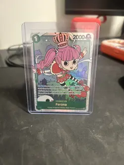 • Perona • OP12-034 SR Legacy Of The Master Holo Foil One Piece TCG Near Mint - Image 1