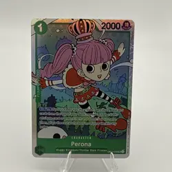 • Perona • OP12-034 SR Legacy Of The Master Holo Foil One Piece TCG Near Mint - Image 1