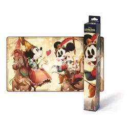 Disney Lorcana Park Exclusive Iconic Mickey & Minnie Foil Playmat Sealed PRESALE - Image 1