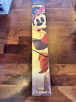 Disney Lorcana Park Exclusive - Iconic Mickey & Minnie Foil Playmat Sealed - Image 2