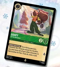 PARK EXCLUSIVE MAGICAL PLACES PROMO Disney Lorcana Goofy Set For Adventure 39/P3 - Image 1