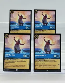 Disney Lorcana Gramma Tala - Storyteller 146/204 The First Chapter 4 Cards Set - Image 1