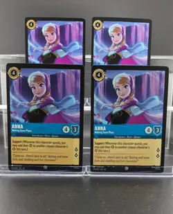 Disney Lorcana Anna - Making Snow Plans 139/204 Whispers in the Well C 4 Cards - Image 1