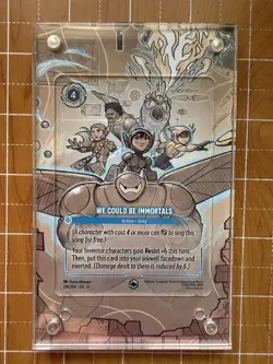We Could Be Immortals Enchanted SP 219/204 Lorcana Magnetic 🧲 Extended Art Case - Image 2