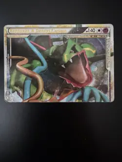 Pokemon Rayquaza & Deoxys Legend Ultra Rare Holo 89/90 Undaunted 140HP TCG Card - Image 1