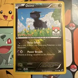 Pokemon Legendary Treasures Deino 97/113 League challenge 3rd place prize card - Image 2