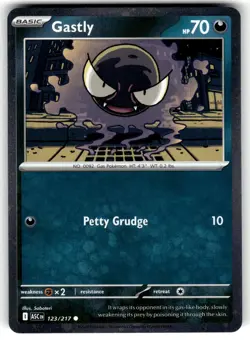 Gastly 123/217 Cosmos Holo Promo Ascended Heroes Pokemon Card - Image 1