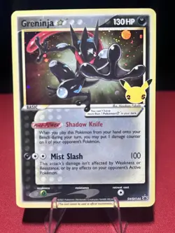 Greninja Gold Star SWSH144 Sword & Shield Promo Card Holo Celebrations NM - Image 1