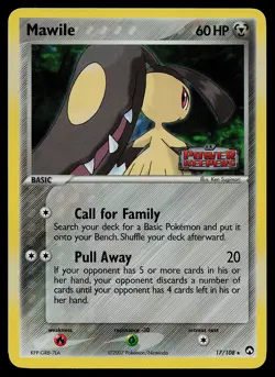 Pokemon Card - Mawile Power Keepers 17/108 Rare Reverse Holo Stamped - Image 1