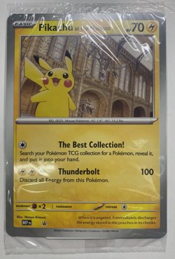 Pokemon TCG Promo Oversized Card - Pikachu at the Museum (Sealed) - Image 1