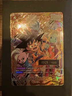 Dragon Ball Fusion World Card Game Son Goku Mini DA Serial FB04-012 English NM - Image 3