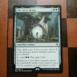 Mtg The Great Henge NM/M Throne of Eldraine Mythic Rare Magic Card - Image 2