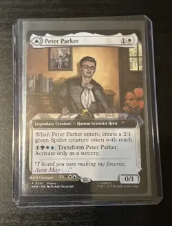 NYCC 2025 exclusive Magic The Gathering x Peter Parker Amazing Spider-man PROMO - Image 1