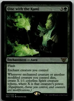 One with the Kami R Commander: Kamigawa: Neon Dynasty 27 LP - Image 1