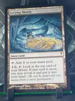 Scrying Sheets Coldsnap MTG TCG CARD NM - Image 1