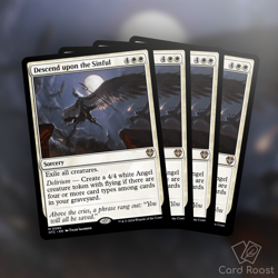 MTG x4 Descend upon the Sinful 0080 Commander: Outlaws of Thunder Junction OTC - Image 1