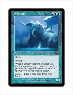 1x Subtlety, Retro Frame Art, Modern Horizons 3, Magic the Gathering MTG NM - Image 1