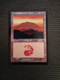 mtg mountain retro frame foil 409 dominaria remastered - Image 1