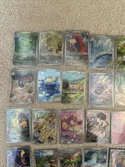 37 Card Pokemon Lot Illustration Rare, Full Art - Image 2