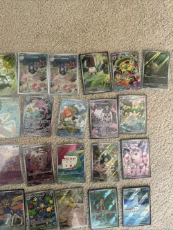 37 Card Pokemon Lot Illustration Rare, Full Art - Image 3