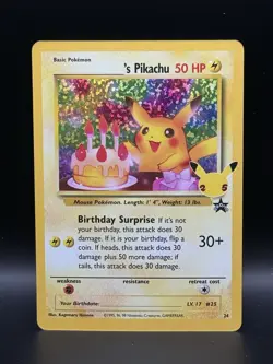 Pikachu Birthday Pokemon Celebrations #24 (4) Card Lot - Image 2