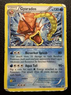 2016 Gyarados XY109 - Black Star Promo Shiny Holo Rare Pokemon TCG HP - Image 1