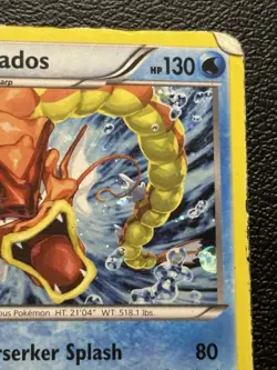 2016 Gyarados XY109 - Black Star Promo Shiny Holo Rare Pokemon TCG HP - Image 2