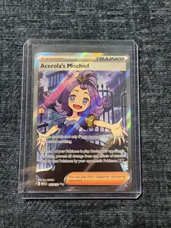 Pokemon Acerola's Mischief Trainer Mega Evolutions 165/132 Full Art - Image 3
