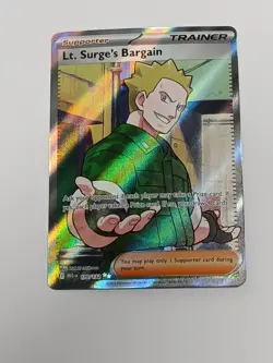 Lt. Surge's Bargain 170/132 Me01: Mega Evolution Holo Pokemon Tcg - Image 2