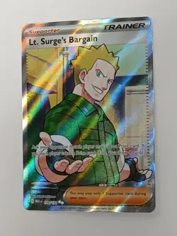 Lt. Surge's Bargain 170/132 Me01: Mega Evolution Holo Pokemon Tcg - Image 3