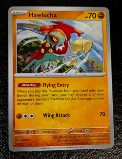 Pokemon Hawlucha World Championships 2024 Honolulu Evan Pavelski *MINT*QRSC* - Image 1