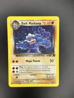 Pokemon TCG - Dark Machamp MP Holo 10/82 | Team Rocket - Image 1
