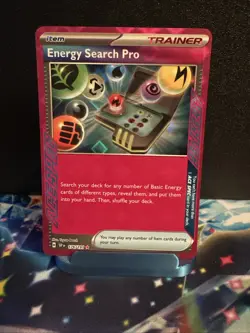 Energy Search Pro 176/191 Sv08: Surging Sparks Holo Ace Spec NM-/LP+ Pokemon TCG - Image 1