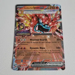 Hearthflame Mask Ogerpon ex 040/167 Pokemon TCG Twilight Masquerade NM Stamped - Image 1