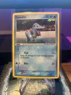 Pokemon TCG Totodile 79/101 Hidden Legends Reverse Holo Foil - Image 3