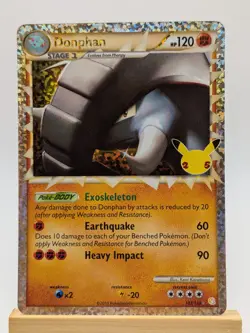 Pokemon TCG Celebrations Donphan 107/123 Ultra Rare Holo - F36 - Image 1