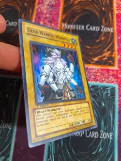 Yu-Gi-Oh! Gene-Warped Warwolf STON-EN001 Super Rare 1st Edition Near Mint b2/ - Image 2
