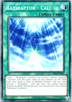 Raidraptor - Call - OP24-EN024 - Common - Yugioh - Image 1