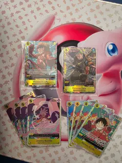 ONE PIECE TCG YELLOW SR, AA, SEC, BOA, LUFFY, LOT..... ENGLISH - Image 2