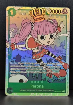 One Piece Tcg Legacy Of The Master Perona OP12-034 SR English - Image 1