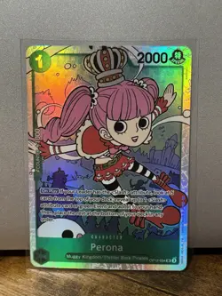One Piece TCG Perona Card Legacy of the Master OP12-034 SR English NM - Image 1