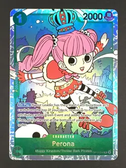 Perona OP12-034 SR Legacy of the Master Foil One Piece TCG NM - Image 1